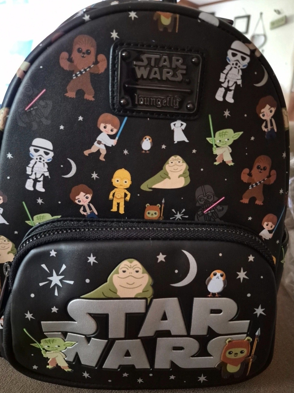 Loungefly Disney Parks Star Wars Chibi Characters Mini Backpack